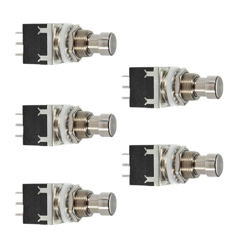 Etopars 5 X 3PDT 9 Pins Box Stomp Guitar Effect Pedal Foot Switch True Bypass Metal Black - Image 1